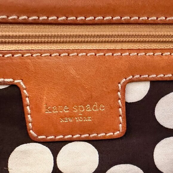 kate spade pink canvas and leather tote bag-VGVC - Picture 6 of 10